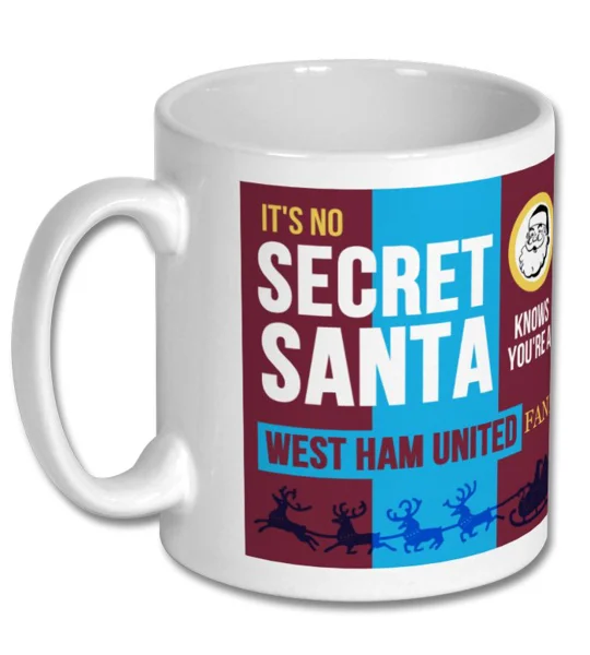 West Ham Secret Santa Christmas Gift Mug