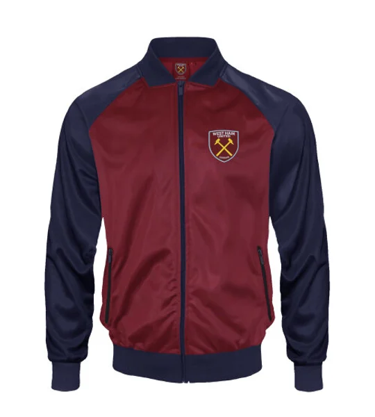 West Ham United FC Retro Style Track Jacket