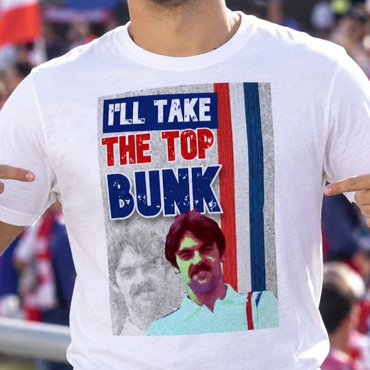 White John Wark Escape to Victory inspired football film quote T-shirt