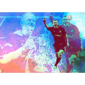 Wigan Athletic FC Ben Watson FA Cup Pop-Art Digital Print