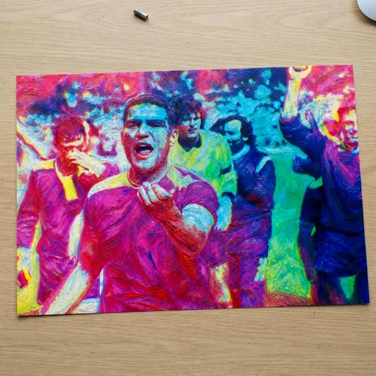 Wimbledon Crazy Gang-Inspired Tribute Digital Art Print