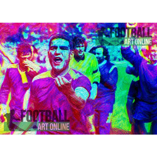 Wimbledon Crazy Gang-Inspired Tribute Digital Art Print