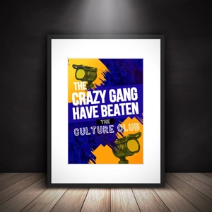Wimbledon Crazy Gang Have Beaten the Culture Club Framed Print