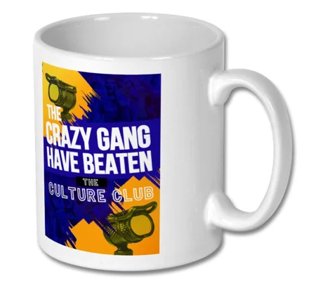Wimbledon Crazy Gang Culture Club Commentary Fan Gift Mug
