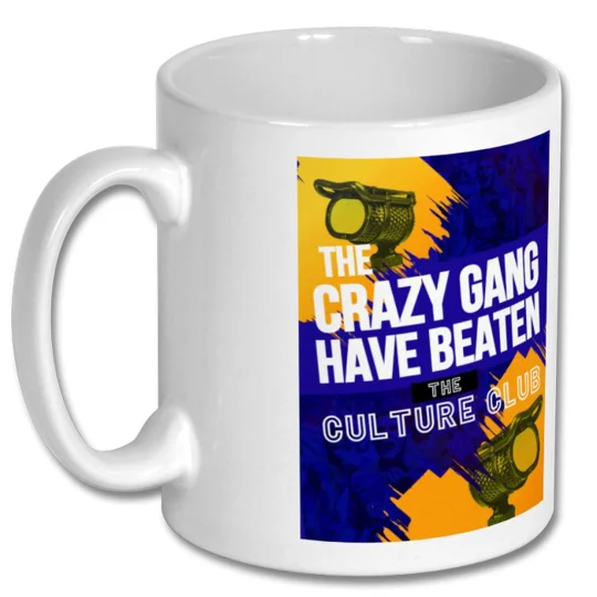 Wimbledon Crazy Gang Culture Club Commentary Fan Gift Mug