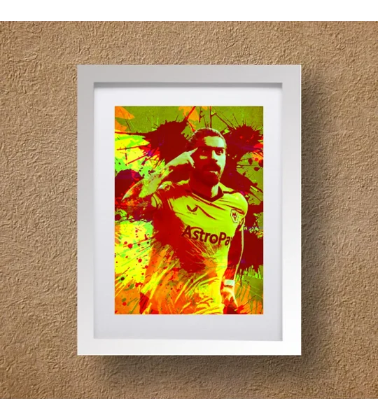 Wolverhampton Rúben Neves Iconic Framed Print