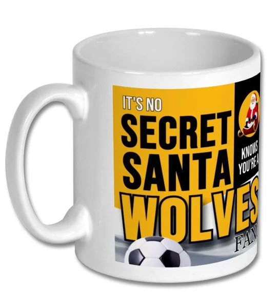 Wolves Secret Santa Christmas Gift Mug