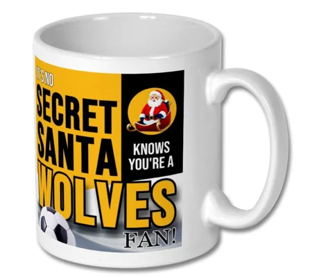 Wolves Secret Santa Christmas Gift Mug