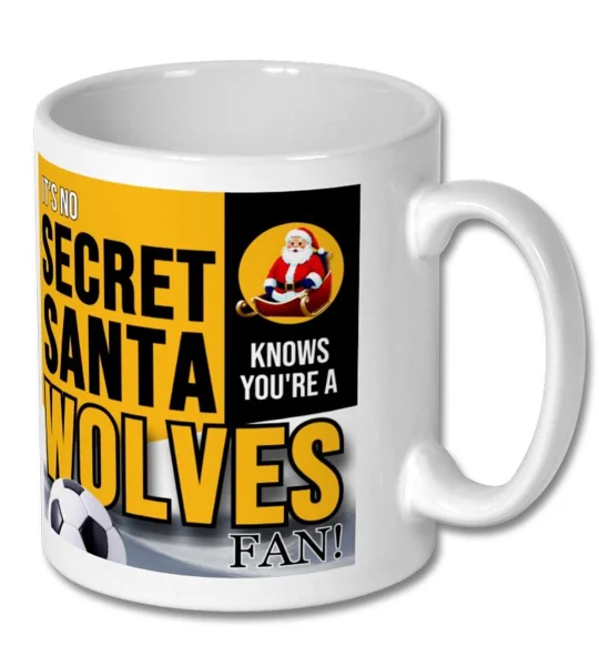 Wolves Secret Santa Christmas Gift Mug