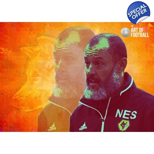 Wolverhampton Wanderers Fc Nuno Espírito Santo Pop-art Digital Print