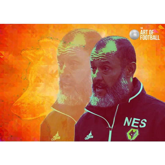 Wolverhampton Wanderers Fc Nuno Espírito Santo Pop-art Digital Print
