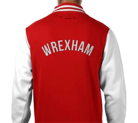 Wrexham Retro Style Varsity Jacket