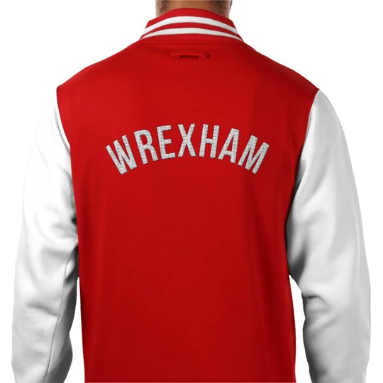 Wrexham Retro Style Varsity Jacket