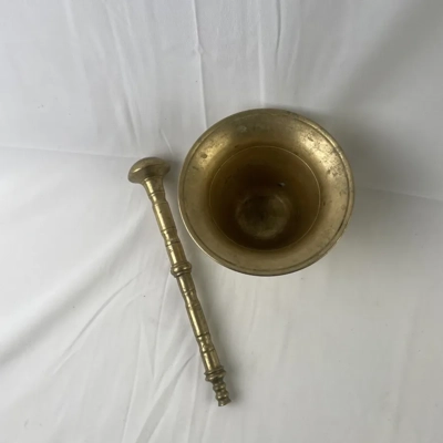 18th Century Bronze Mortar and Pestle