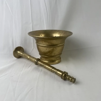 18th Century Bronze Mortar and Pestle