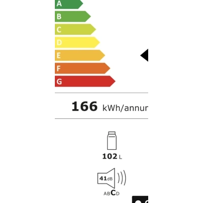 Under-counter larger fridge