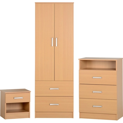 Polar Bedroom Set - White or Beech