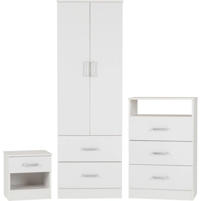 Polar Bedroom Set - White or Beech