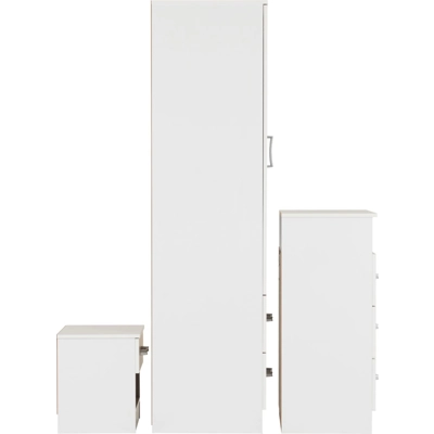 Polar Bedroom Set - White or Beech