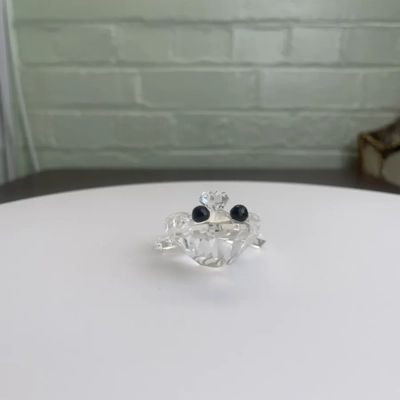 Swarovski Crystal Frog Prince with Crown