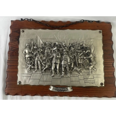Vintage Kop Muller 3D Relief Plaque Wall Hanging