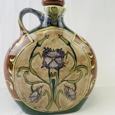 Weduwe NSA Brantjes, Purmerend - Art Nouveau Floral Vase