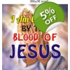 I am cover by the blood of Jesus large Scarf
