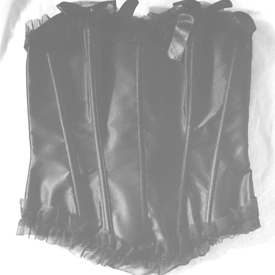 Black Frilled Corset