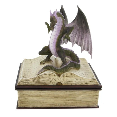 DRAGON BOOK BOX TRINKET..
