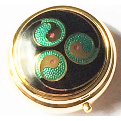 round pill box