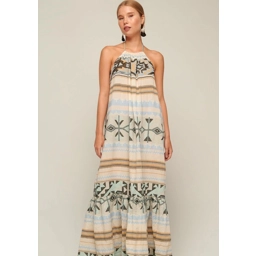 Halter Neck Zakar Maxi Dress by Pearl & Caviar