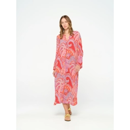 India Brazil Viscose Coral