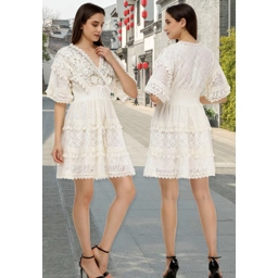 Zairean Short Lace Dress