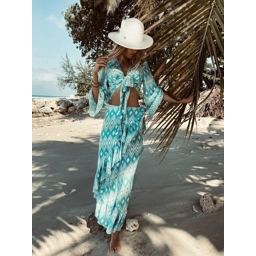 Wrap Skirt Diamond Blue