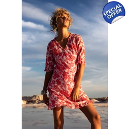 Middy Indi Antigua Pink Cotton