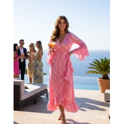 Riviera Maxi Dress Pink