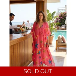 Luxurious Kaftan-Marine