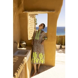 NEMA Midi Kaftan Dress-..