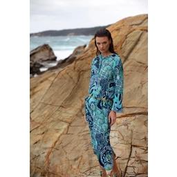 Long Genie-Brazil Blue-Viscose-Blue