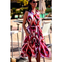 Mora Sleeveless Shirt Dress