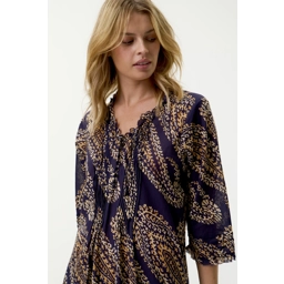 Long Poppy-Provence-Cotton-Navy Paisley