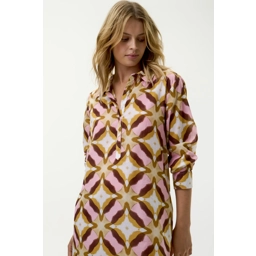 Long Gilli-Tobago-Cotton-Pink Ikat