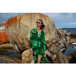 India-Emerald Coast-Viscose-Green