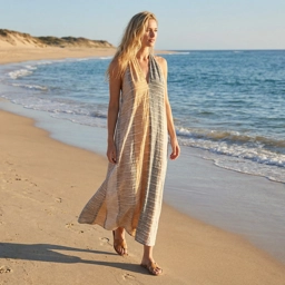 ZAKAR MAXI DRESS-DESSERT SAND