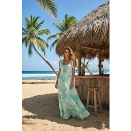 TIDE MINT-AQUA DRESS