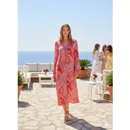 India Brazil Viscose Coral