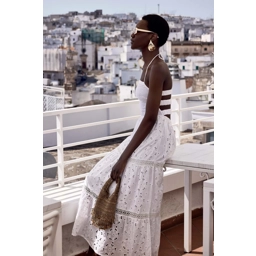 Surya Long Dress-White