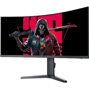 KOORUI 34 Inch Ultrawide Curved Gaming Monitor 165HZ, 1ms, 1000R, WQHD 3440 * 1440, 21:9, DCI-P3 90%