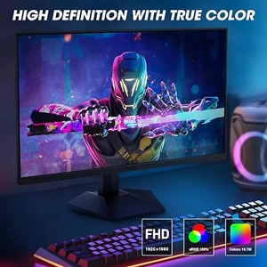 KOORUI 27 Inch FHD Gaming Monitor 165 Hz, IPS, 1ms, DCI-P3 90% Color Gamut, Adaptive Sync, (1920x108
