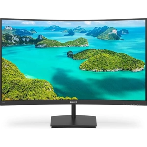 Philips 241E1SC - 24 Inch FHD Curved Monitor, 75Hz, VA, 4ms, AMD FreeSync, SmartImage, LowBlue Mode